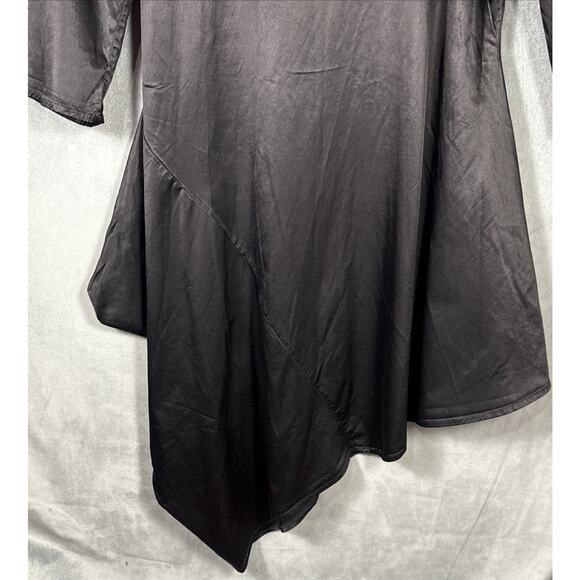 bryn Walker Black Asymmetrical Dress - Picture 5 of 9